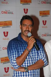 Ajay Devgan at Once upon a time in Mumbai promotional event at Cinemax