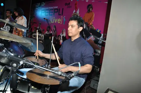Aamir Khan at Peepli Live music launch