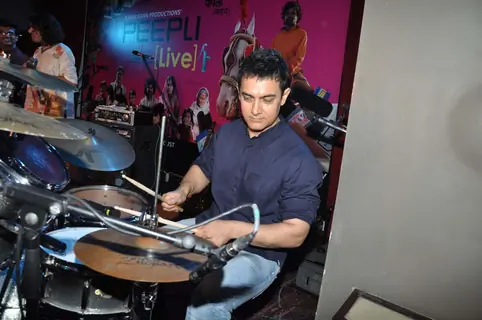 Aamir Khan at Peepli Live music launch