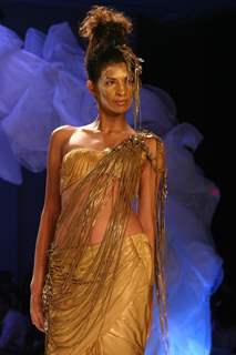 A Model showcasing a creation by designer Gaurav Gupta at the Delhi Couture Week 2010, in New Delhi on Wednesday