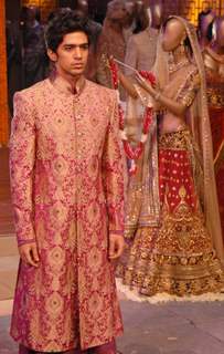 A Model at the designer Tarun Tahiliani''s Bridal Exposition in New Delhi on Saturday 24 July 2010