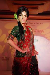 Model at Glam fashion show by Faiz Fatma at Grand Imperial Banquet