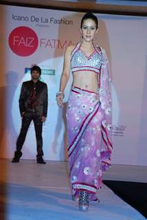 Model at Glam fashion show by Faiz Fatma at Grand Imperial Banquet