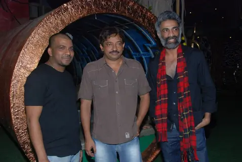 Ram Gopal Verma and Makrand Deshpande at 100 Lounge opening