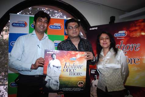 Amit Kumar at the launch of Kishore Once More album launch at Saregama HMV office