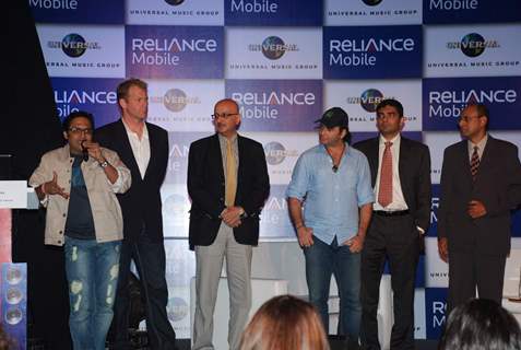 Mohit Chauhan at Reliance Mobile 3G tie up with Universal Music at Trident