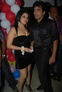 Raja Chaudhari at Sara Khan birthday bash