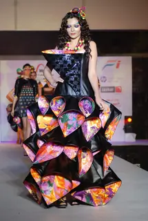 Mrinalini walks the ramp for WLC Chimera show at Hyatt Regency
