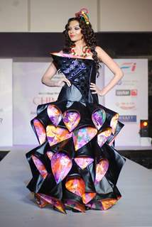 Mrinalini walks the ramp for WLC Chimera show at Hyatt Regency