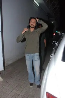 Ritesh Deshmukh catch up on film Expendables at PVR, Juhu