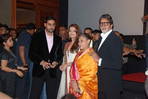 Bachchans family at Robot music launch at JW Marriott