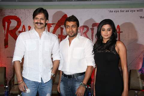 Vivek Oberoi at Rakcharitra press meet at Taj Land''d End