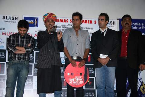 Ranvir Shorey and Ravi Kissen at music launch of The Film Emotional Atyachar at Fun