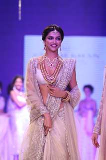 Deepika Padukone in India International Jewellary Week on Day 1