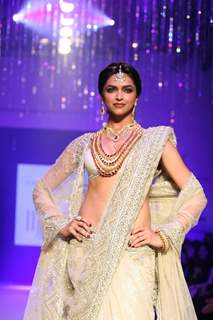 Deepika Padukone in India International Jewellary Week on Day 1