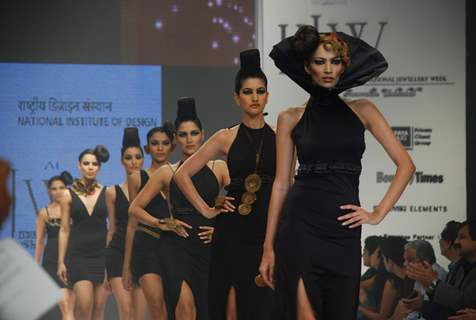 Five students from the National Institute of Design created magic on the ramp with brilliant collections at the India International Jewellery Week