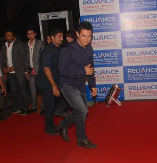 Aamir Khan at Reliance bash at JW Marriott