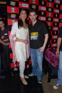 Neil and Deepika promote their film