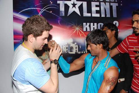 Neil Nitin Mukesh on the sets of India''s Got Talent at Film City