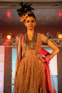 Model on the ramp of Neeta Lulla show at Small Business awards at Novotel