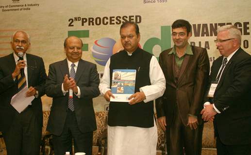 Minister of Food Processing Industries subodh Kant Sahai at ''''2 nd Processed Food-Advantage India''10 ''Positioning India as a Food Factory of the World'', in New Delhi on Monday