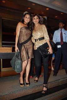 Amrita Arora and Shilpa Shetty at Blenders Tour day 1 at Taj Land's End