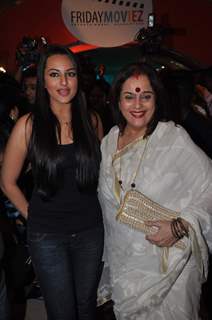 Sonakshi Sinha with mother Poonam at Fridaymoviezcom website launch at JW Marriott, Juhu in Mumbai on Friday Night