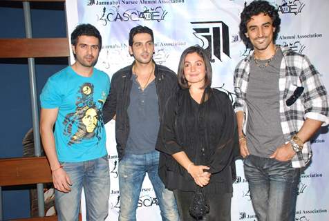 Harman Baweja, Zayed Khan, Pooja Bhatt and Kunal Kapoor were judges at Jamnabai Schools Cascade Inter-School competition at Juhu