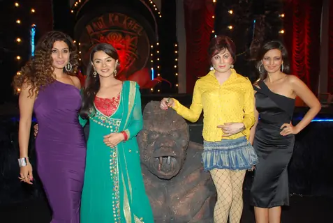 Roshni Chopra and other celebs on the sets of Aahat serial at Goregaon