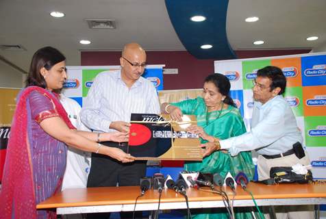 Asha Bhosle launches Unheard Melodies at Radio City in association with Universal at Bandra