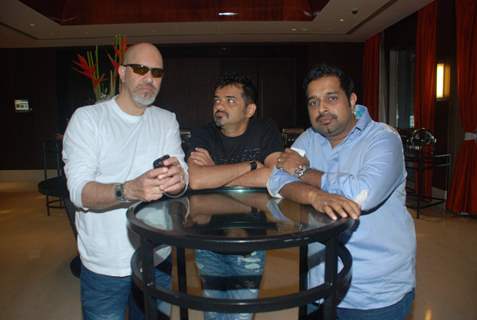 Shankar Ehsan Loy launches I phone application at Novotel Hotel