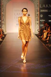 Satya Paul's creation at the Lakme Fashion Week