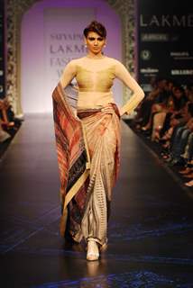 Satya Paul's creation at the Lakme Fashion Week