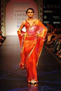 Satya Paul's creation at the Lakme Fashion Week