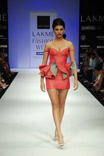 Rajat K Tangri's creation at the Lakme Fashion Week