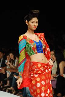 Purvi Doshi's creation at the Lakme Fashion Week