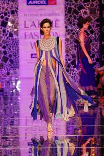 Manish showcases at lakme fashion week