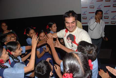 Arbaaz Khan at special screening of Dabangg for DEEDS NGO kids at Fun