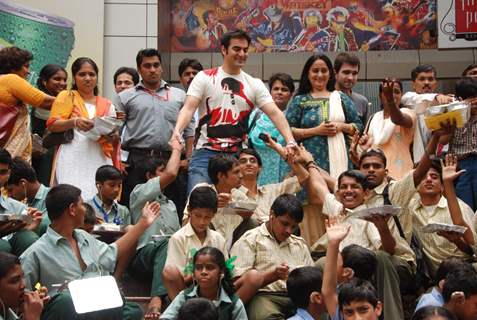 Arbaaz Khan at special screening of Dabangg for DEEDS NGO kids at Fun