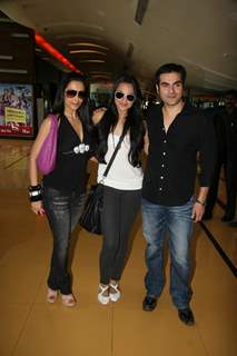 Malaika Arora Khan, Sonakshi Sinha and Arbaaz Khan  at  special charity screening of film