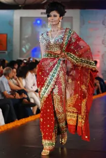 Model at Indian Princess 2011 at JW Marriott