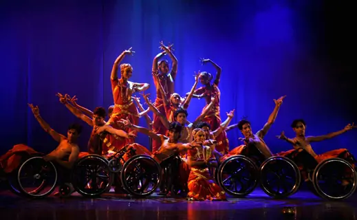 Worlds First and Historic Performance Bharatnatyam on Wheel Chairs
