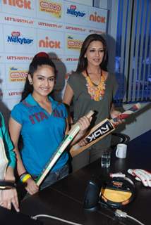 Sonali Bendra and Avika Gor at Let's Just Play Nick show launch at Colors office