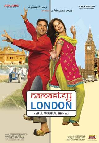 Namastey London poster with akshay and katrina