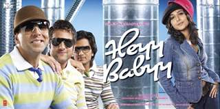 Poster of Heyy Babyy with Akshay,Fardeen,Vidya and Ritesh