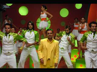 Rajpal Yadav looking happy