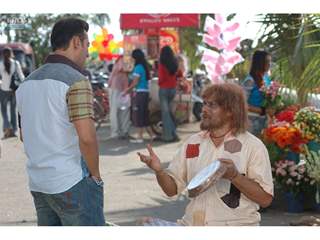 Salman Khan talking to a begger