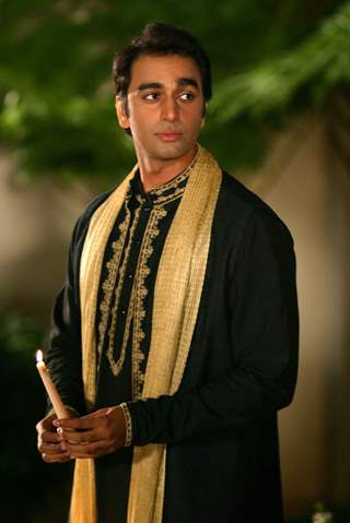 Anubhav Anand looking smart in black kurta