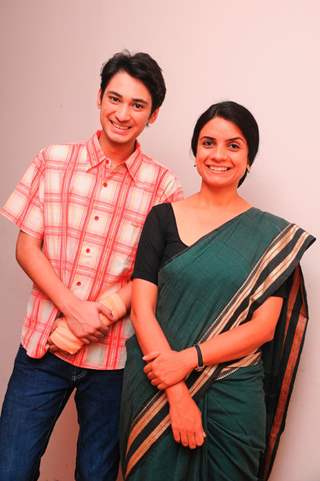 Nikhil and Jyoti Dogra in Muhurat of the film 'PINJRA' in Noida
