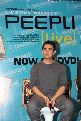 Aamir Khan at PEEPLI [Live] DVD launch at Palladium